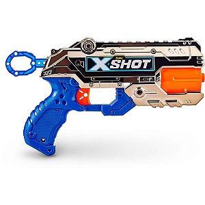 Lançador X-SHOT Royale Edition REFLEX6 - Edição Especial com 16 Dardos