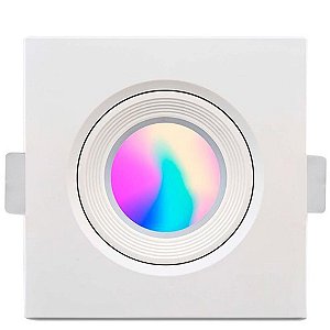 Lâmpada Inteligente 5W Quadrada RGBW