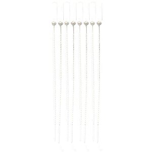 Lacre para Malote Branca Espinha de Peixe 16CM PCT com 100