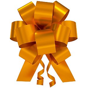 Laço Pronto Liso 30MM X 84CM FLOR Dourada UN/BLI PCT com 10