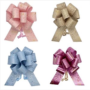 Laço Pronto Decorado 30MMX13CM Linha Luxo (S) PCT com 10