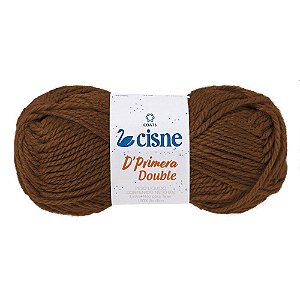 Lã Tricô Cisne Dprimera 00830 80G Castanho Double PCT com 05