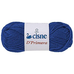 Lã para Tricô Cisne D´primera 00143 Franca Azul 40G Pacote com 5