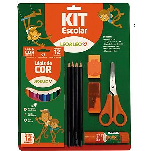 Kit Escolar com 20 Peças Caixa com 6