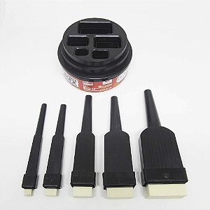 Kit de Escrita Profissional PDV com 5 Pincéis