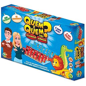 Jogo Diverso Quem É 2 em 1 - Pessoas e Animais