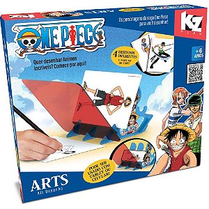 Jogo Diverso ONE Piece ARTS KIT Desenho: Crie Seus Personagens Favoritos