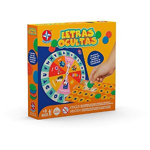 Jogo de Tabuleiro Letras Ocultas