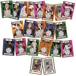 Jogo de Cartas Naruto CARDS Envelope com 6 DPCOM 40