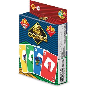 Jogo de Cartas 4 Cores com 110 Cartas