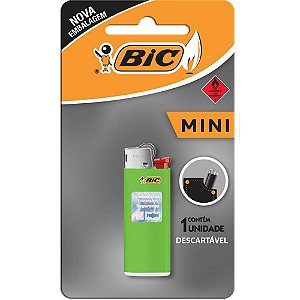 Isqueiro Descartável BIC Mini a GÁS Caixa com 50 Blisters