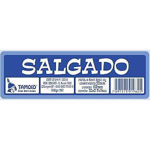 Impresso Talão Ficha Salgado 50X2 - 53MM X 152MM - Pacote com 10 Unidades