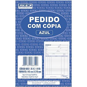 Impresso Talão de Pedido 1/18 2 Vias 25 Folhas PCT com 20