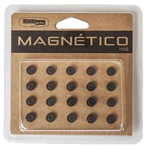 ímã Ferrite Redondo 8MM - Blister com 20 Unidades
