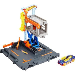 Hot Wheels Pista CITY Downtown Oficina de Reparos