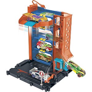 Hot Wheels Pista City Downtown Garagem