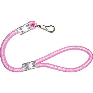 Guia para PET Corda Roliça Grossa 60CM Furacão PET Rosa