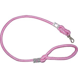 Guia para PET Corda com NÓ 1,30M 16MM Rosa
