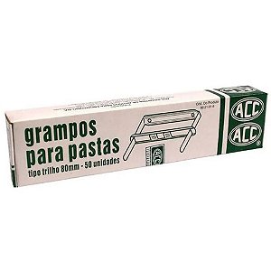 Grampo Trilho Metal ROMEU/JULIETA 80MM com 50 Unidades