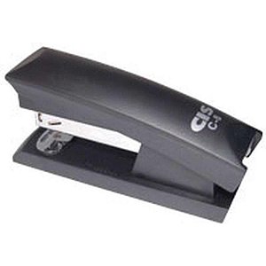 Grampeador Plástico CIS C-8 para 12 Folhas 26/6 Preto