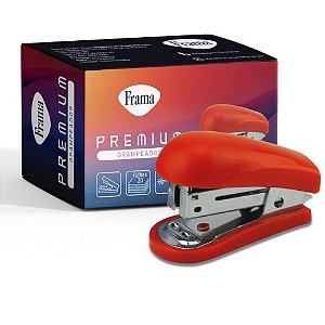 Grampeador Mini Vermelho para 20 Folhas - 26/6 - 6,4CM