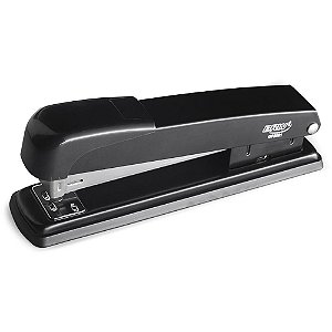 Grampeador Metálico para 20 Folhas 26/6 16CM Preto