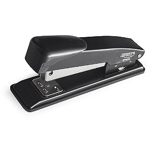 Grampeador de Metal para 20 Folhas 26/6 11,5CM Preto