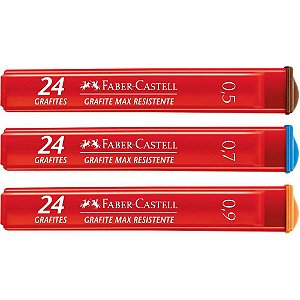 Grafite 0.7MM Polymer HB Média - Caixa com 14 Tubos + 2 Tubos Grátis