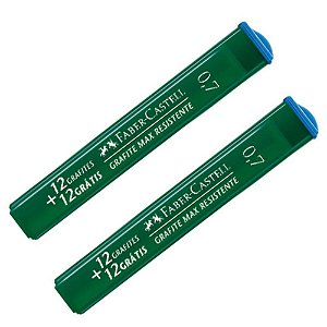 Grafite 0.7MM Polymer HB 12 Tubos X 24 Minas Caixa com 12