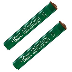 Grafite 0,5MM Polymer HB MAX Resistência – Caixa com 12 Tubos