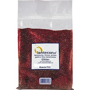 Glíter PVC Vermelho 500G
