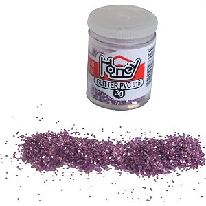 Glíter PVC Rosa Potes 3G PCT com 12