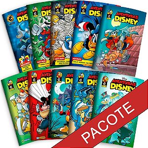 Pacote com 05 Gibis Disney Sortidos