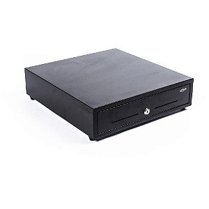 Gaveta para Dinheiro MG41CS ECO Preta 5 Cédulas 8 Moedas