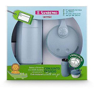 Garrafa Térmica Rosca Garrafa 250ML+DOSADOR Leite AZ