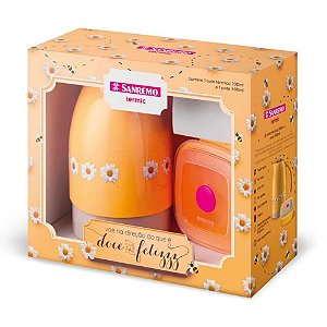 Garrafa Térmica Rosca Bule 700ML+POTE 480ML AM