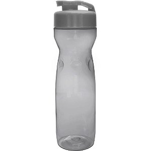 Garrafa Plástica Veneza Cinza 600ML - Pacote com 03 Unidades