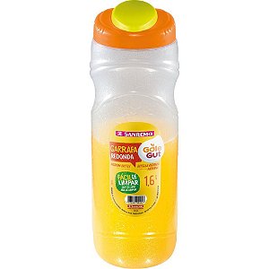 Garrafa Plástica Redonda 1,6L