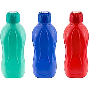 Garrafa Plástica PET Retangular Lisa 520ML