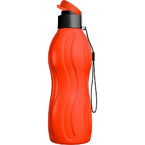 Garrafa Plástica INFINITY Neon 600ML Laranja