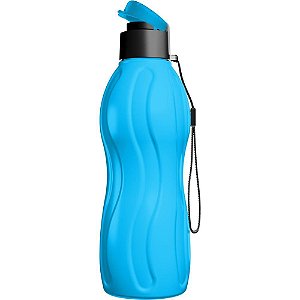 Garrafa Plástica INFINITY Neon 600ML Azul