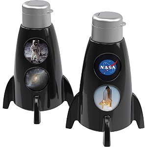 Garrafa Plástica Foguete Nasa 320ML