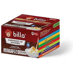 Garfo Madeira Descartável Bambu 8,5CM CX com 250
