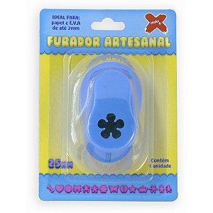 Furador Papel e EVA Jumbo FLOR Hélice 25MM