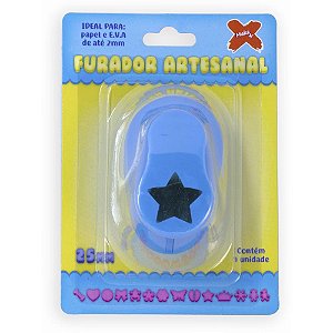 Furador Papel e EVA Jumbo Estrela 25MM