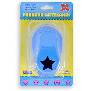 Furador Papel e EVA Gigante Estrela 38MM