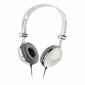 Fone de Ouvido com Microfone Headphone Superbass Branco