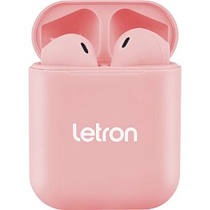 Fone de Ouvido Bluetooth Letron BOX Rosa