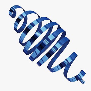 Fitilho 5MM X 20M Metalizado Azul Celeste PCT com 10