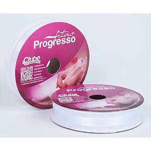 Fita Voal com Cetim 15MM 10M Branco